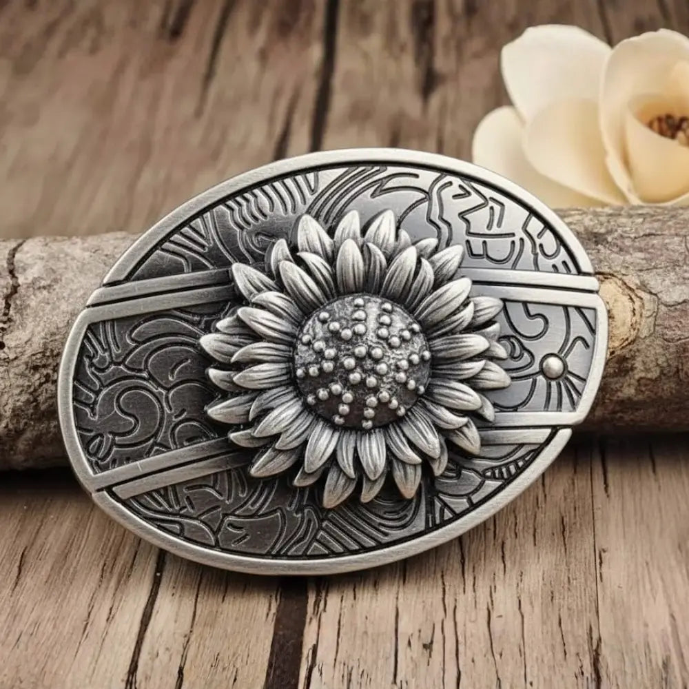 Fivela Girassol com Canivete Secreto - Esporatto