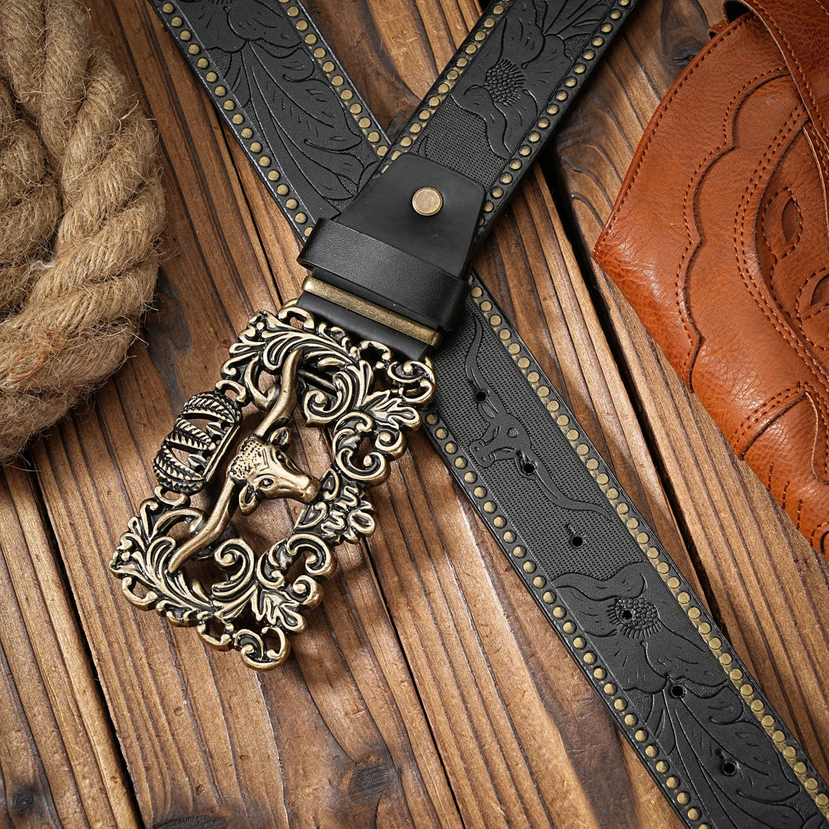 Cinto Rei da Boiada em Couro Premium - Esporatto